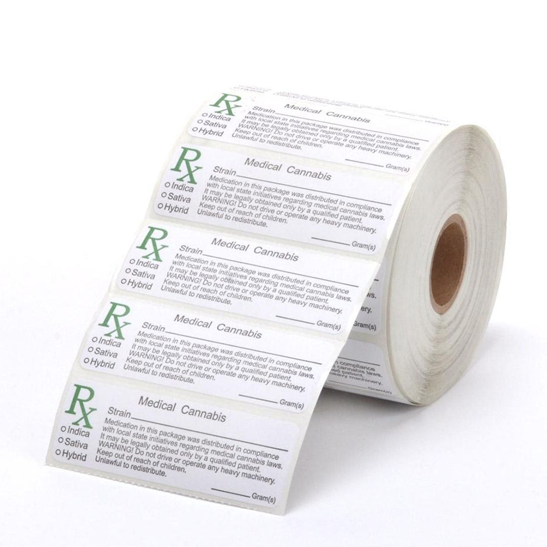 Generic Concentrate Rx Medical Compliant Labels 1000 pcs  RX   