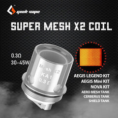 GeekVape Supermesh X2 Coils 0.4  Geekvape   