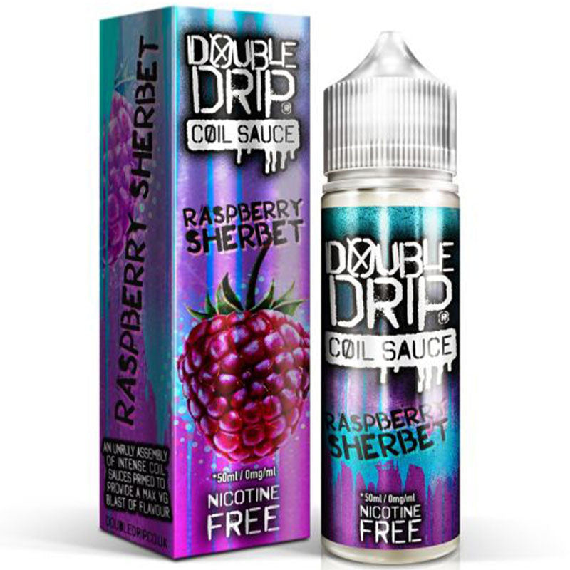 RASPBERRY SHERBET BY DOUBLE DRIP 50ML  Double Drip Coil Sauce   