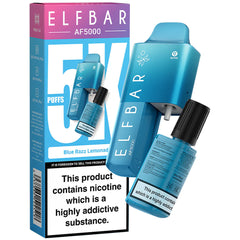 ELFBAR AF5000 Disposable Pod System 20mg  Elf Bar Blue Razz Lemonade  