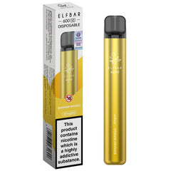 Elf Bar 600 V2 Disposable vape - Short date July-Sept  Elf Bar Banana Mango  