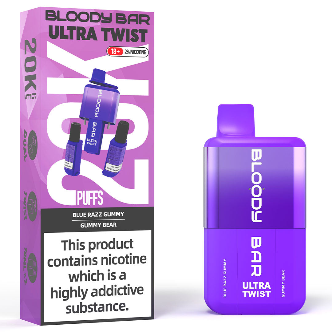 Bloody Bar Ultra Twist 20k Puffs Disposable Vape – London Vape Store