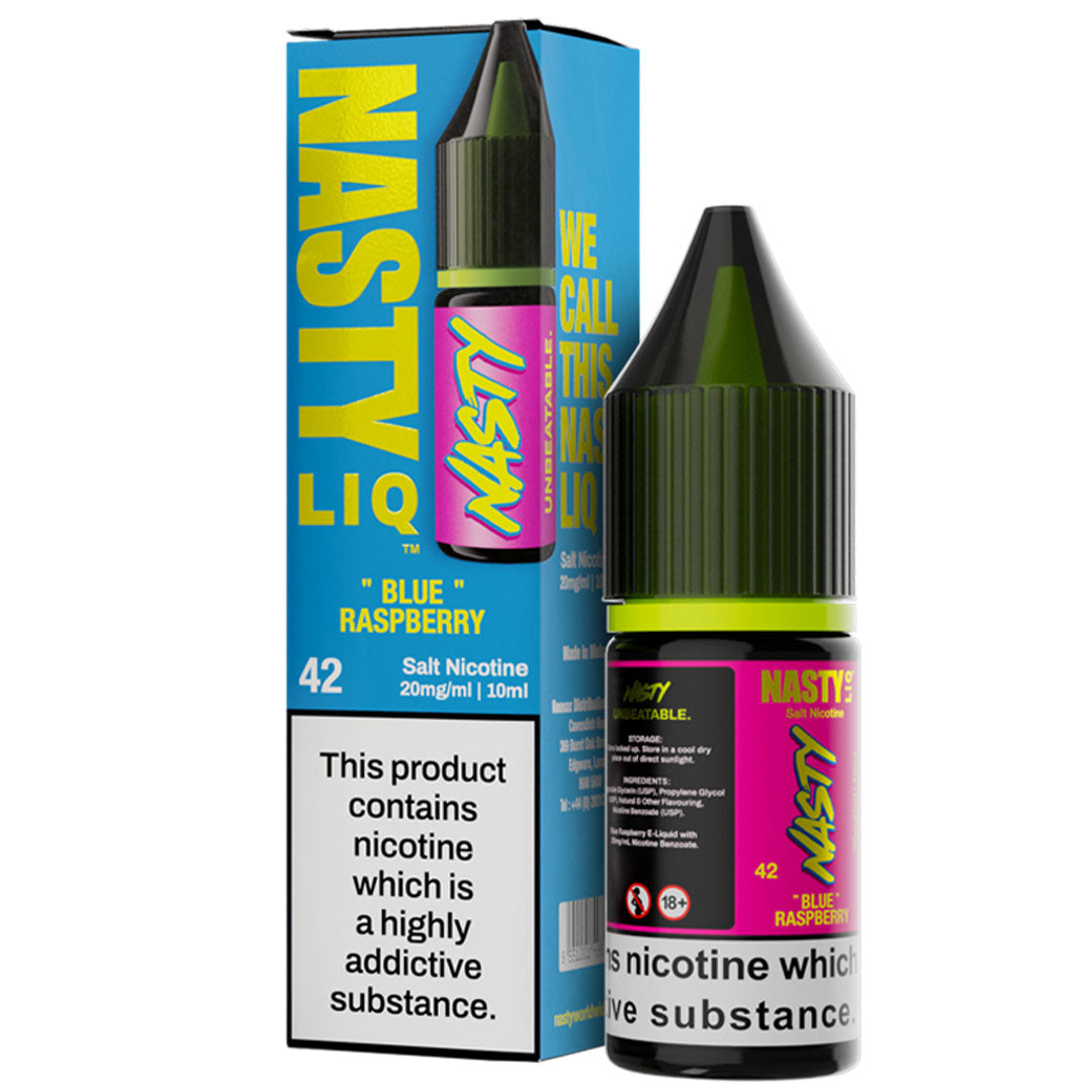 Blue Raspberry Nic Salt E-Liquid By Nasty Liq  Nasty Juice   