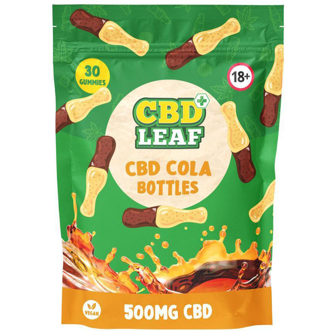 CBD Leaf 500mg 30 Gummies  CBD Leaf Cola  