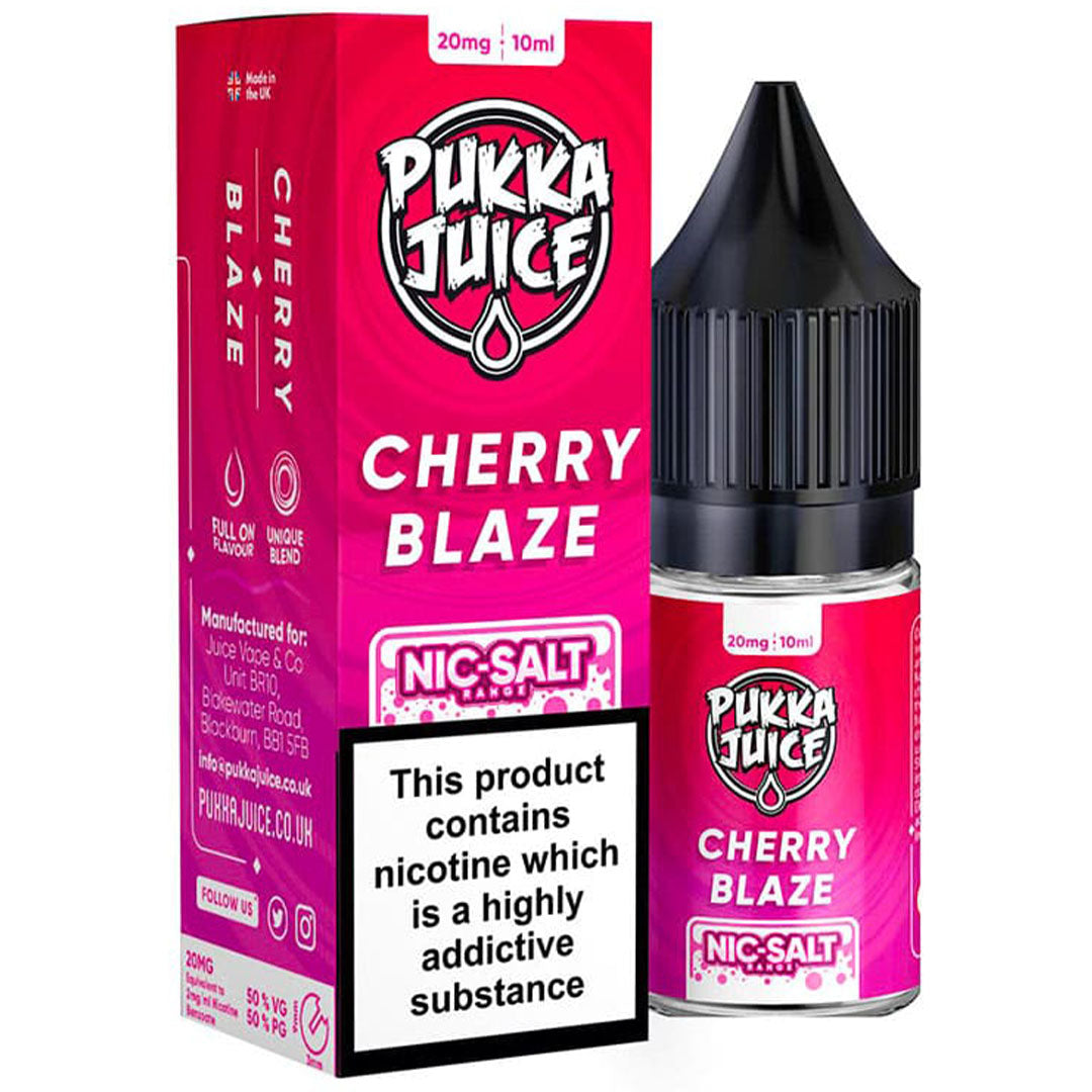 Cherry Blaze Pukka Juice Nic Salt E-Liquid  Pukka Juice   