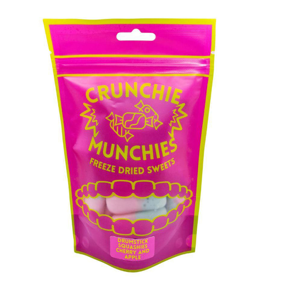 Crunchie Munchies Freeze Dried Sweets  Crunchie Munchies Squashies Sour Cherry & Apple  