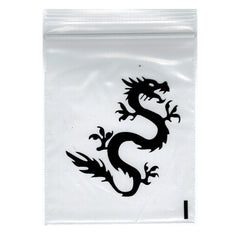 Premium Quality Grip Seal Bags (8cm x 10cm)  Basil Bush Dragon  