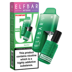 ELFBAR AF5000 Disposable Pod System 20mg  Elf Bar Menthol  