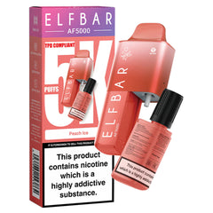 ELFBAR AF5000 Disposable Pod System 20mg  Elf Bar Peach Ice  