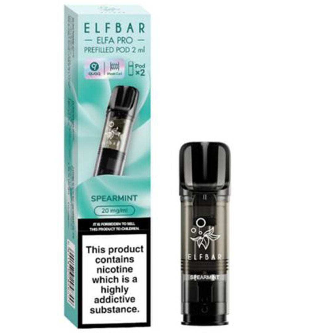 Elf Bar ELFA Pro Prefilled Pods  Elf Bar Spearmint  