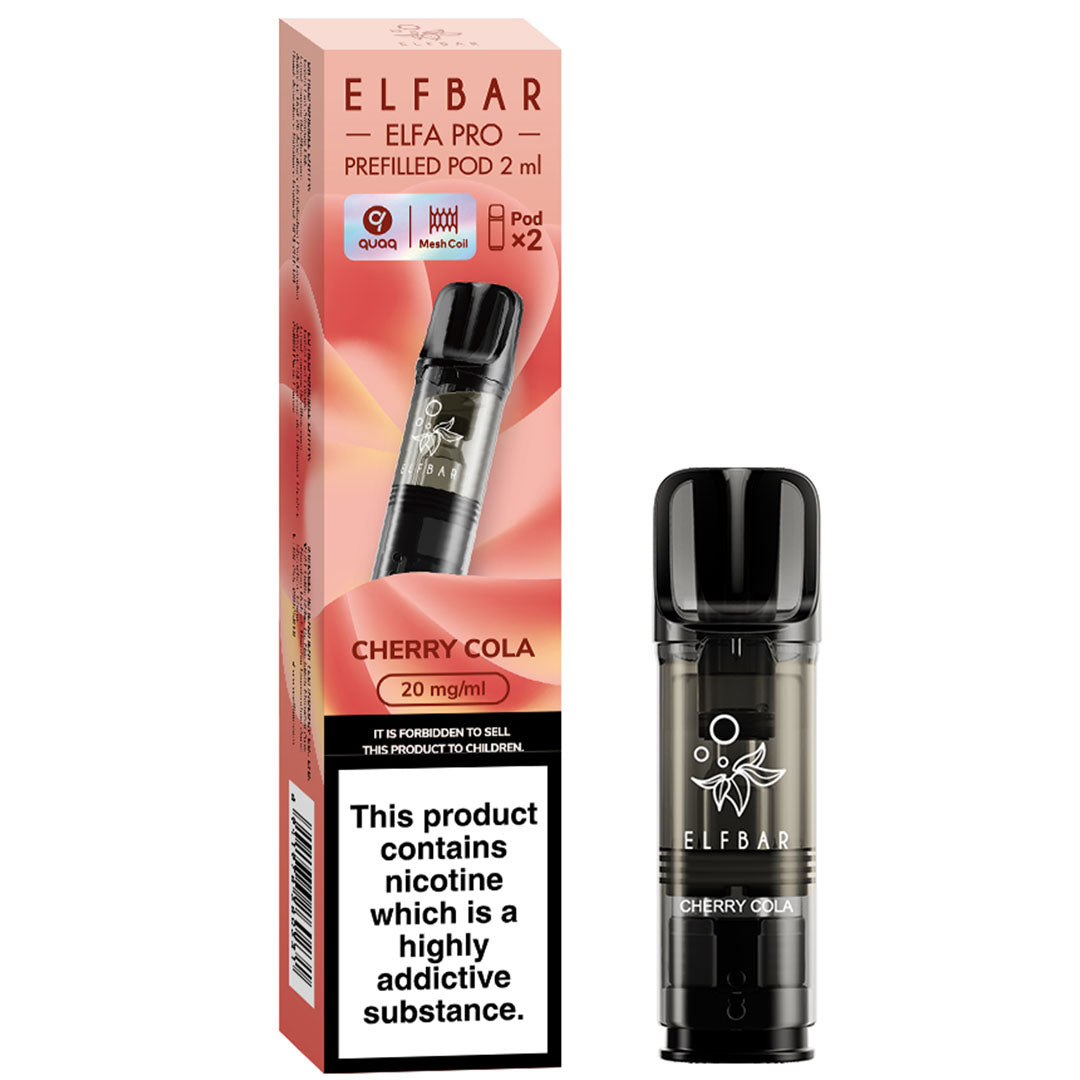 Elf Bar ELFA Pro Prefilled Pods  Elf Bar Cherry Cola  