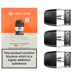 Geekvape Q Replacement Pods - 3pc  Geekvape 1.2 Ohm  