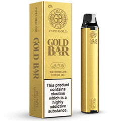 Gold Bar Disposable Vape  Vape Gold Watermelon Citrus Ice 20mg 