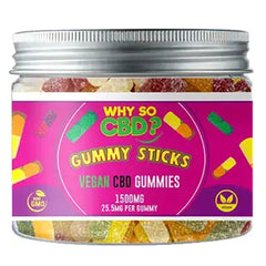 Why So CBD? CBD Vegan Gummies  Why So CBD 1500mg Gummy Sticks 