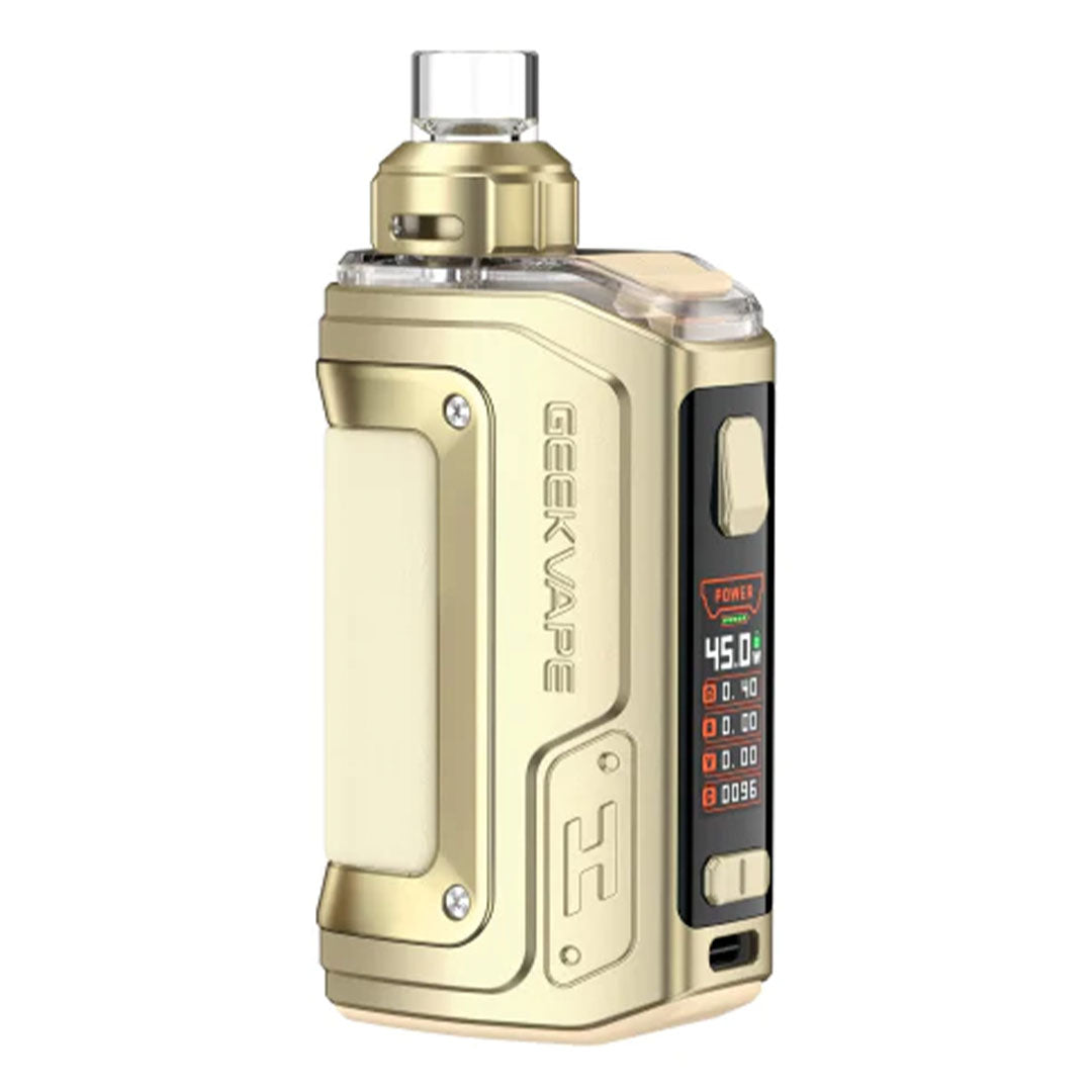 Geekvape Aegis H45 Crystal Edition Pod Mod Kit  Geekvape Crystal Gold  