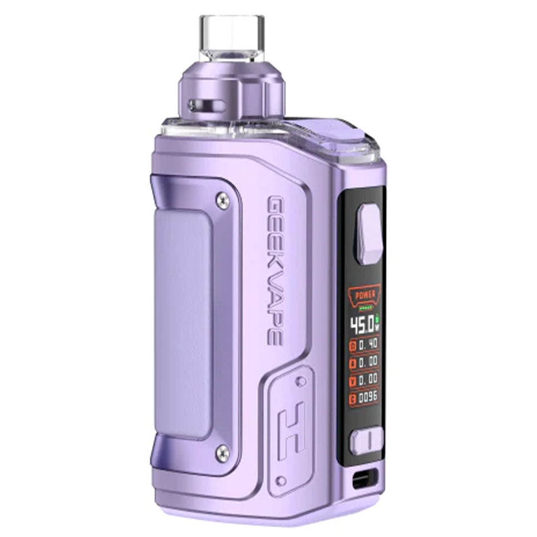 Geekvape Aegis H45 Crystal Edition Pod Mod Kit  Geekvape Crystal Purple  