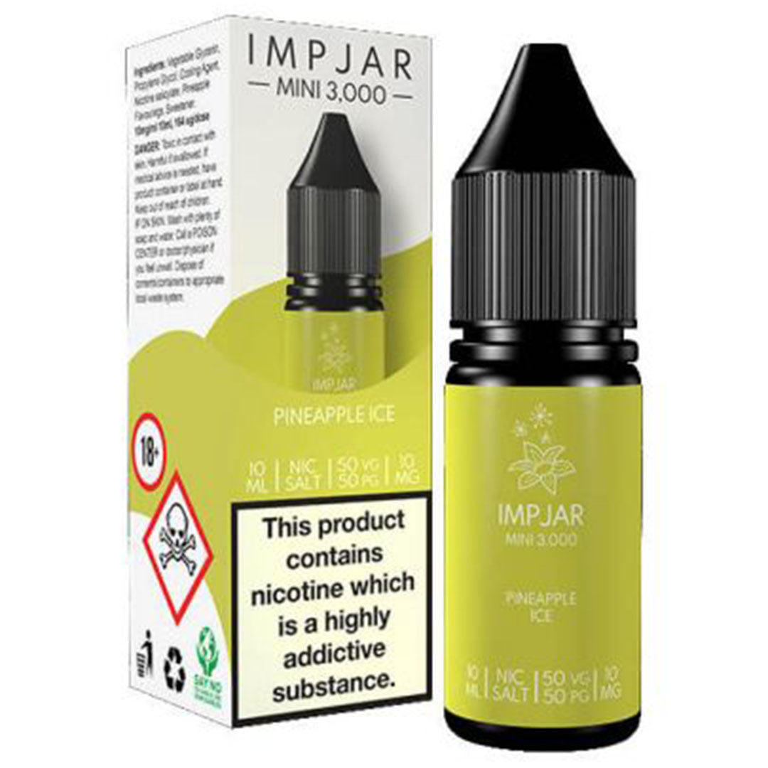 IMP JAR Pineapple ICE Nic Salt 10ml E-Liquid  Imp Jar   