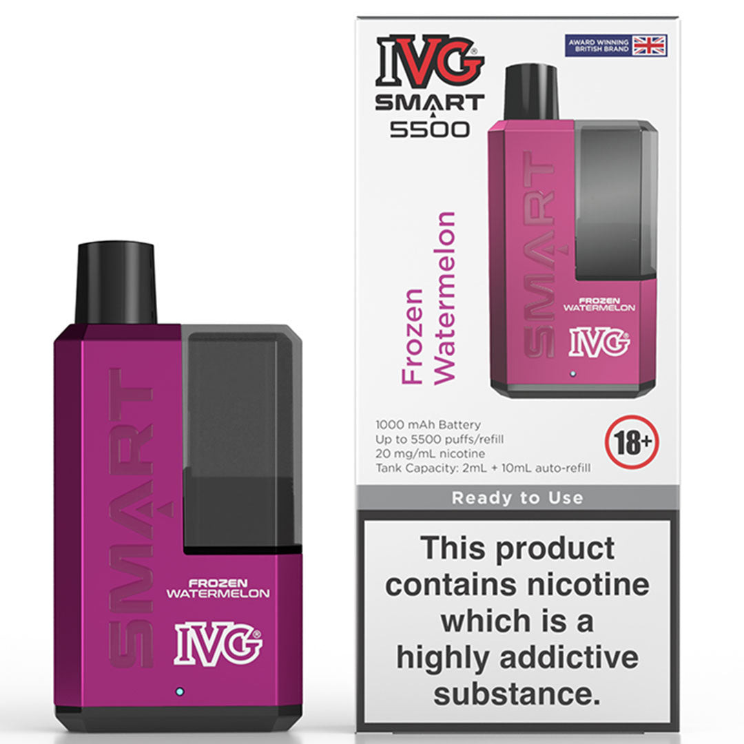 IVG Smart 5500 Disposable Vape  I VG Frozen Watermelon  