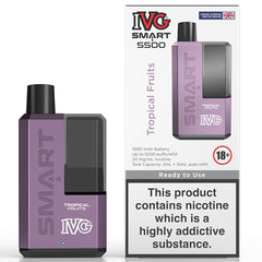 IVG Smart 5500 Disposable Vape  I VG Tropical Fruits  