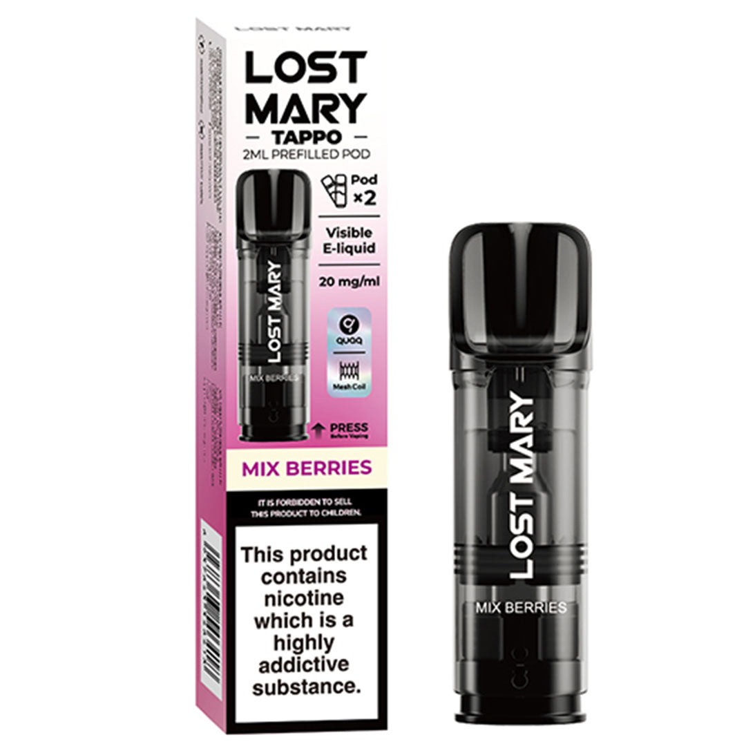 Lost Mary Tappo Pods  Lost Mary Mix Berries  