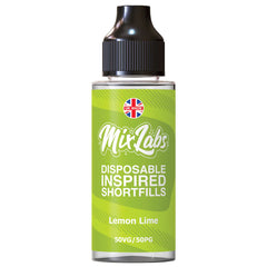 Lemon Lime Shortfill By Mix Labs 100ml  Mix Labs   