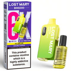 Lost Mary BM6000 Disposable Vape Kit  Lost Mary Double Apple  