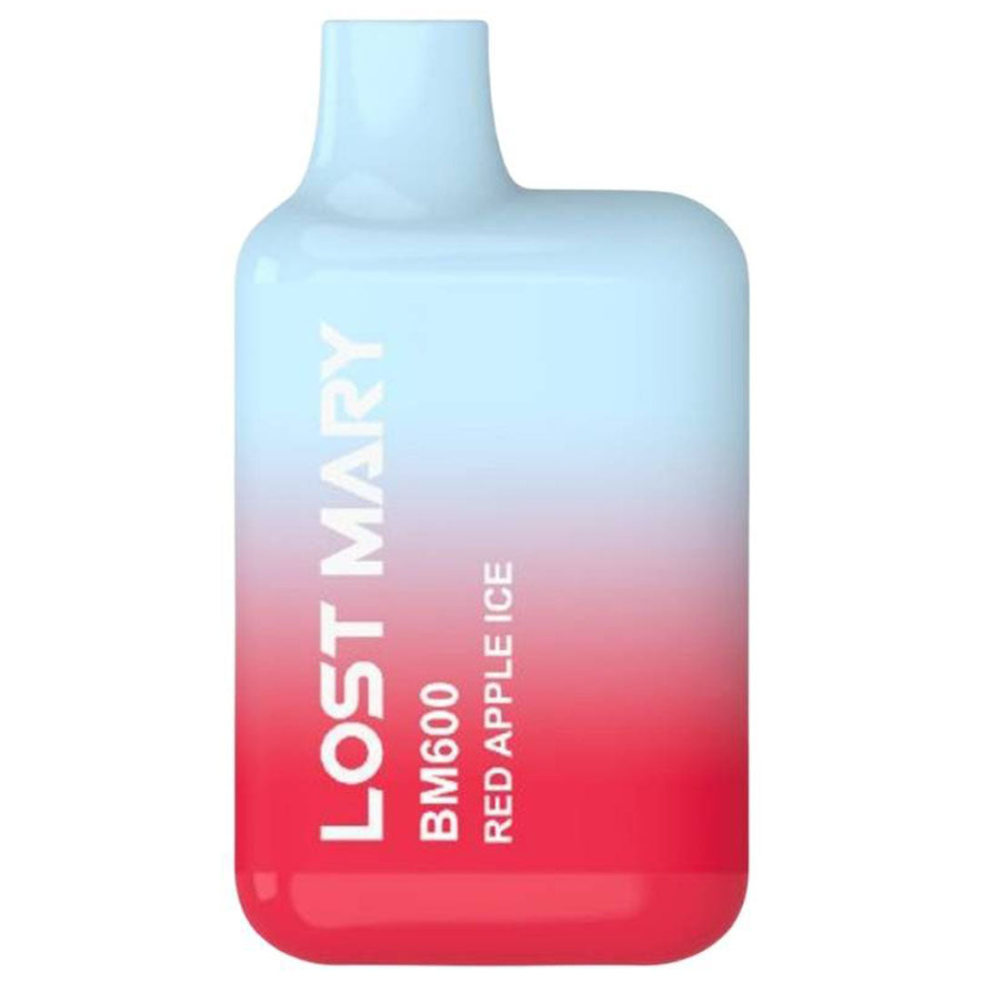 Lost Mary BM600 Disposable Vape 2%  Lost Mary Red Apple Ice 20mg 