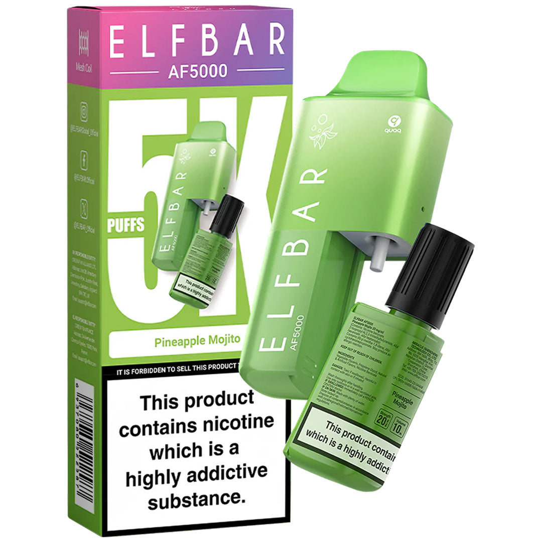 ELFBAR AF5000 Disposable Pod System 20mg  Elf Bar Pineapple Mojito  