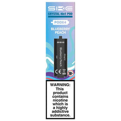 SKE Crystal 4in1 Pre-filled Pods  SKE Blueberry Peach  