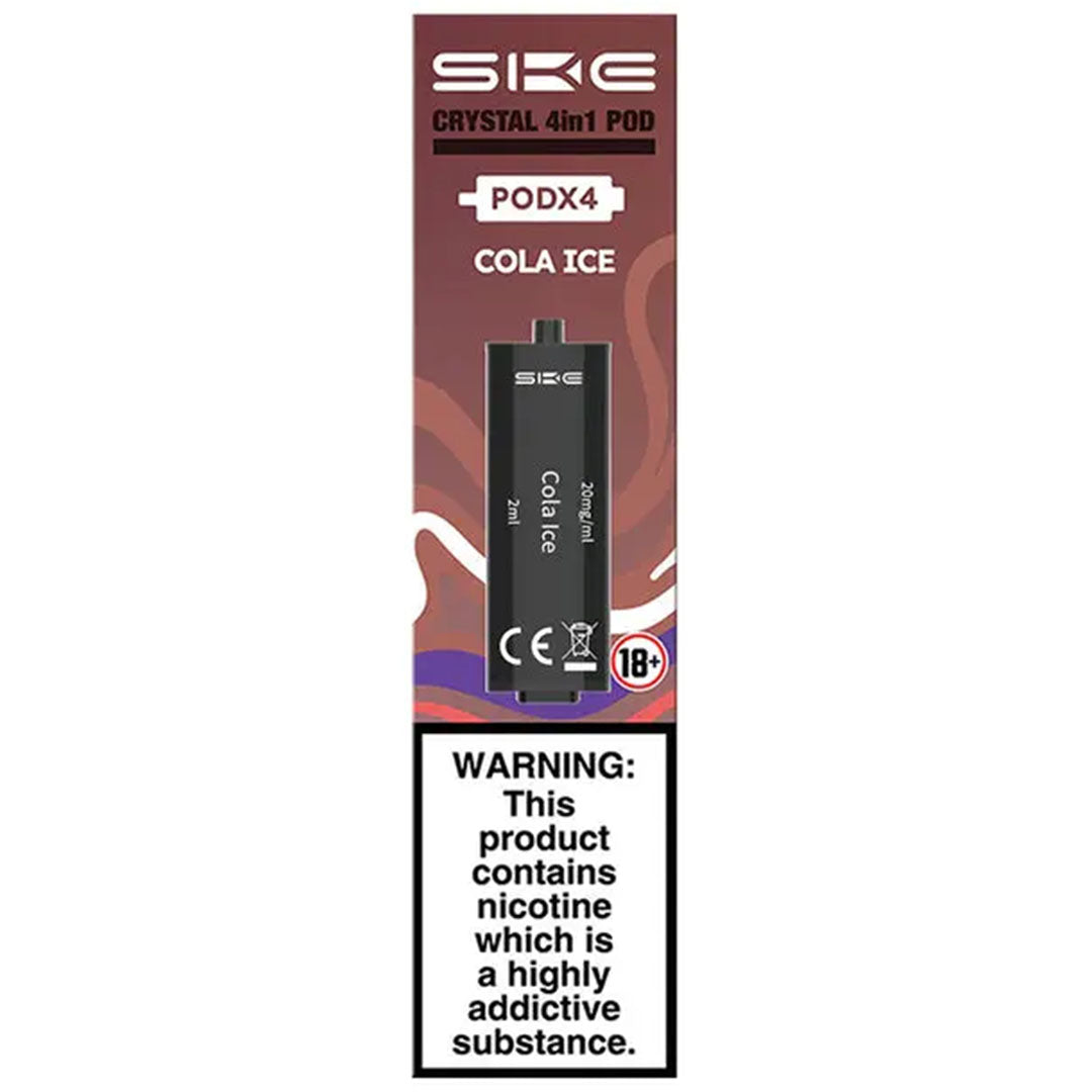 SKE Crystal 4in1 Pre-filled Pods  SKE Cola Ice  