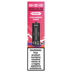 SKE Crystal 4in1 Pre-filled Pods  SKE Strawberry Burst  