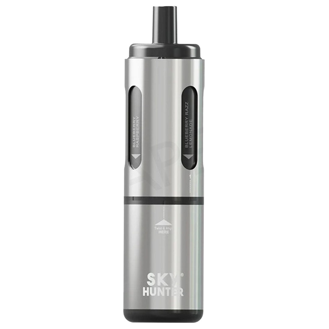 Sky Hunter 2600 4in1 Twist Slim vape kit  Sky Hunter Silver kit- Titanium  