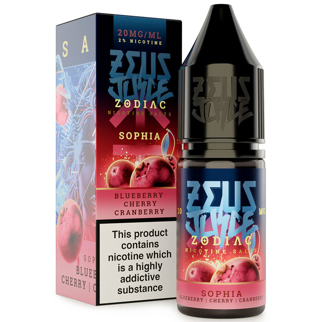 Sophia Nicotine Salt By Zeus Juice 10ml  Zeus Juice Uk   