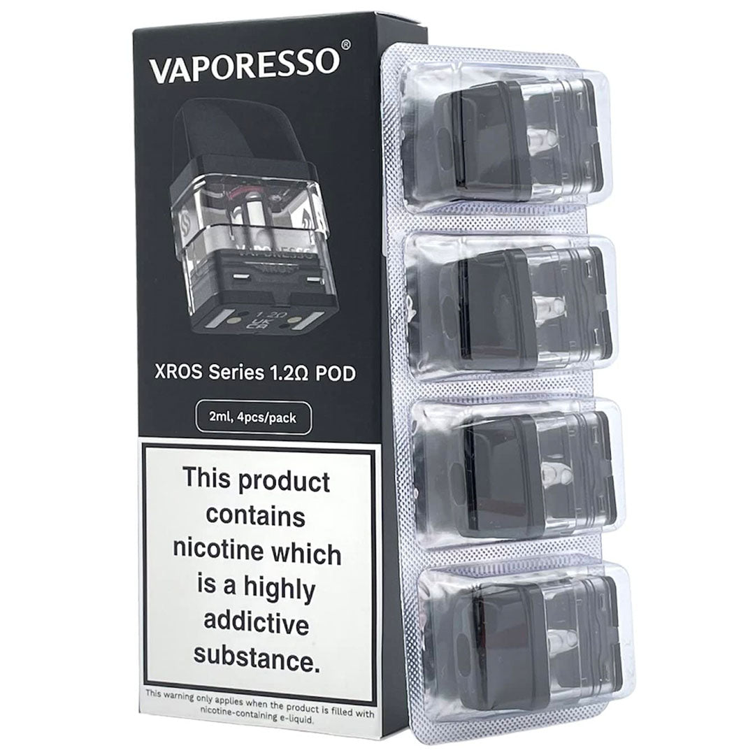 Xros Replacement Pods By Vaporesso 4 Pack  Vaporesso 1.2ohm  