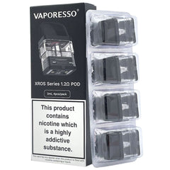 Xros Replacement Pods By Vaporesso 4 Pack  Vaporesso 1.2ohm  