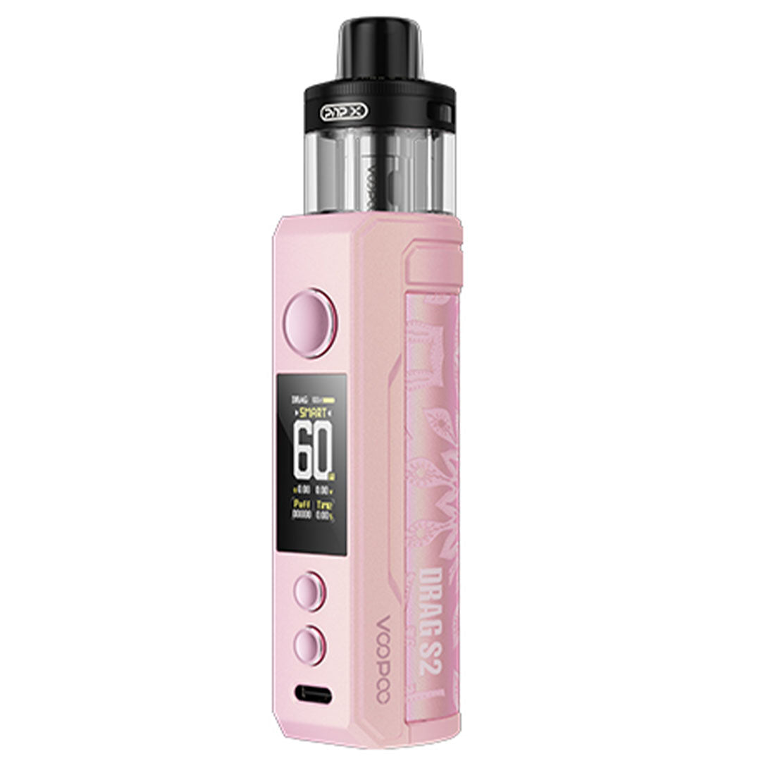 Voopoo Drag S2 (DTL Version) Vape Kit  Voopoo Glow Pink  