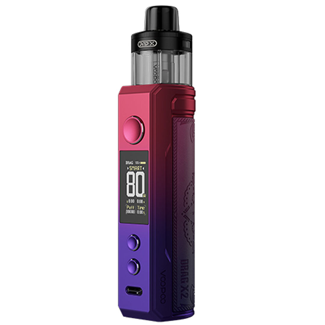 Voopoo Drag X2 Pod Vape Kit  Voopoo Modern Red  