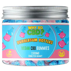 Why So CBD? CBD Vegan Gummies  Why So CBD 1500mg Bubblegum Bottles 