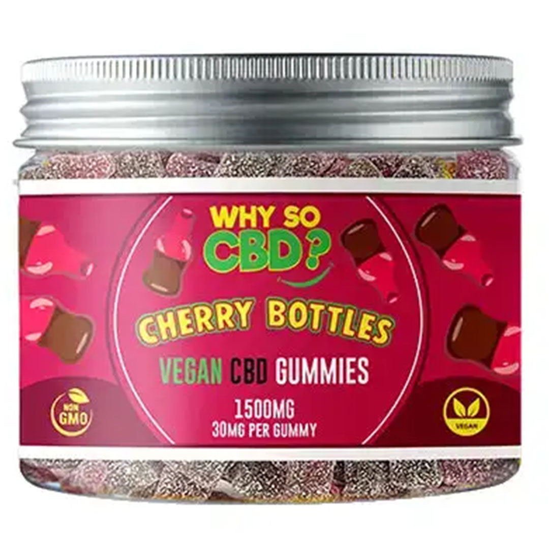 Why So CBD? CBD Vegan Gummies  Why So CBD 1500mg Cherries 