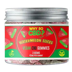 Why So CBD? CBD Vegan Gummies  Why So CBD 1500mg Watermelon Slices 