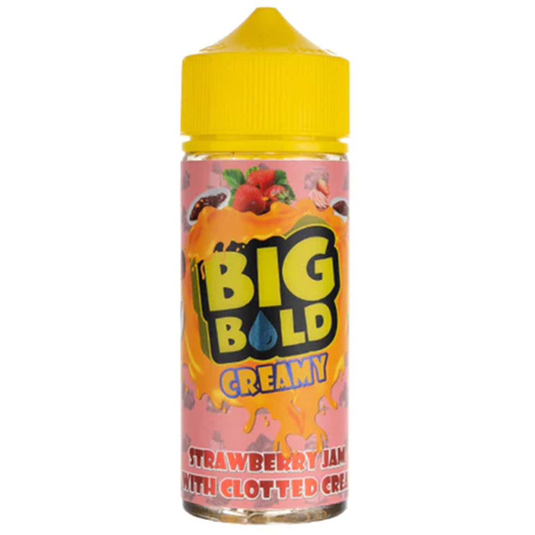 Big Bold Creamy - Strawberry Jam With Clotted Cream 0mg 100ml  Big Bold   