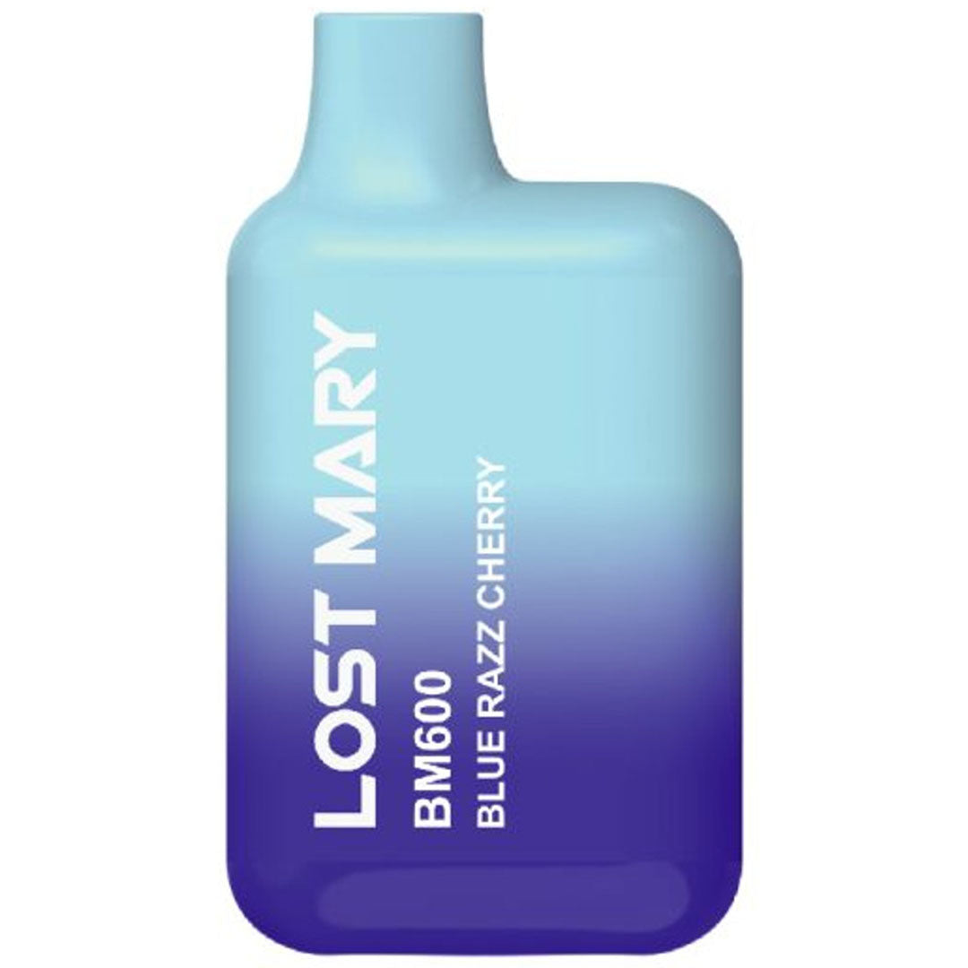 Lost Mary BM600 Disposable Vape 2%  Lost Mary Blue Razz Cherry 20mg 