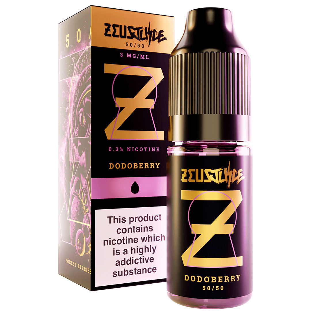 Dodoberry (50/50) By Zeus Juice 10ml  Zeus Juice Uk 3mg  