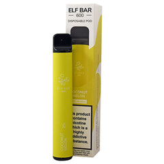 Elf Bar Disposable Pod Device 600 Puffs 1%  Elf Bar   