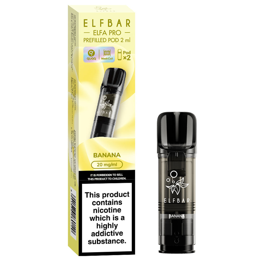 Elf Bar ELFA Pro Prefilled Pods  Elf Bar Banana  