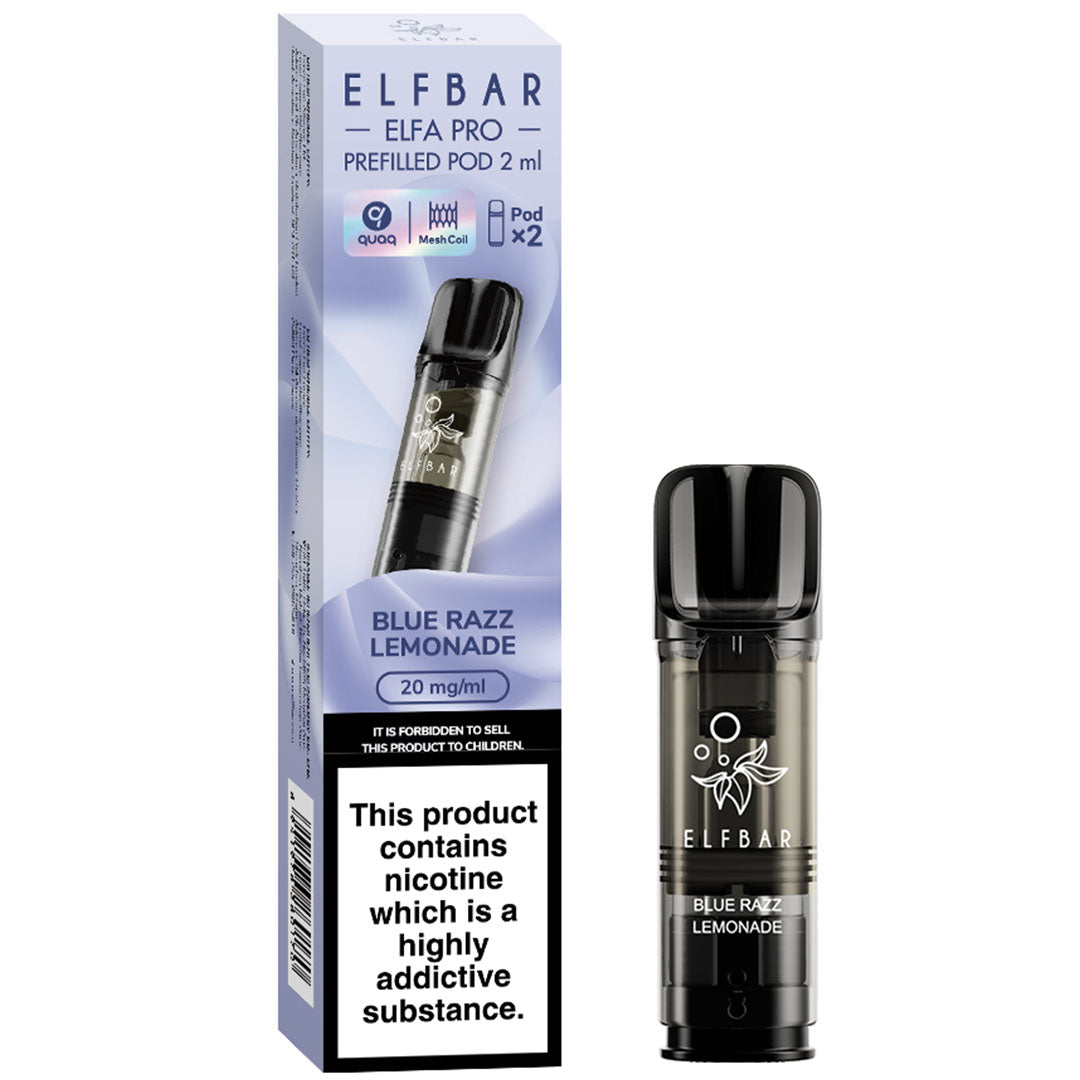 Elf Bar ELFA Pro Prefilled Pods  Elf Bar Blue Razz Lemonade  