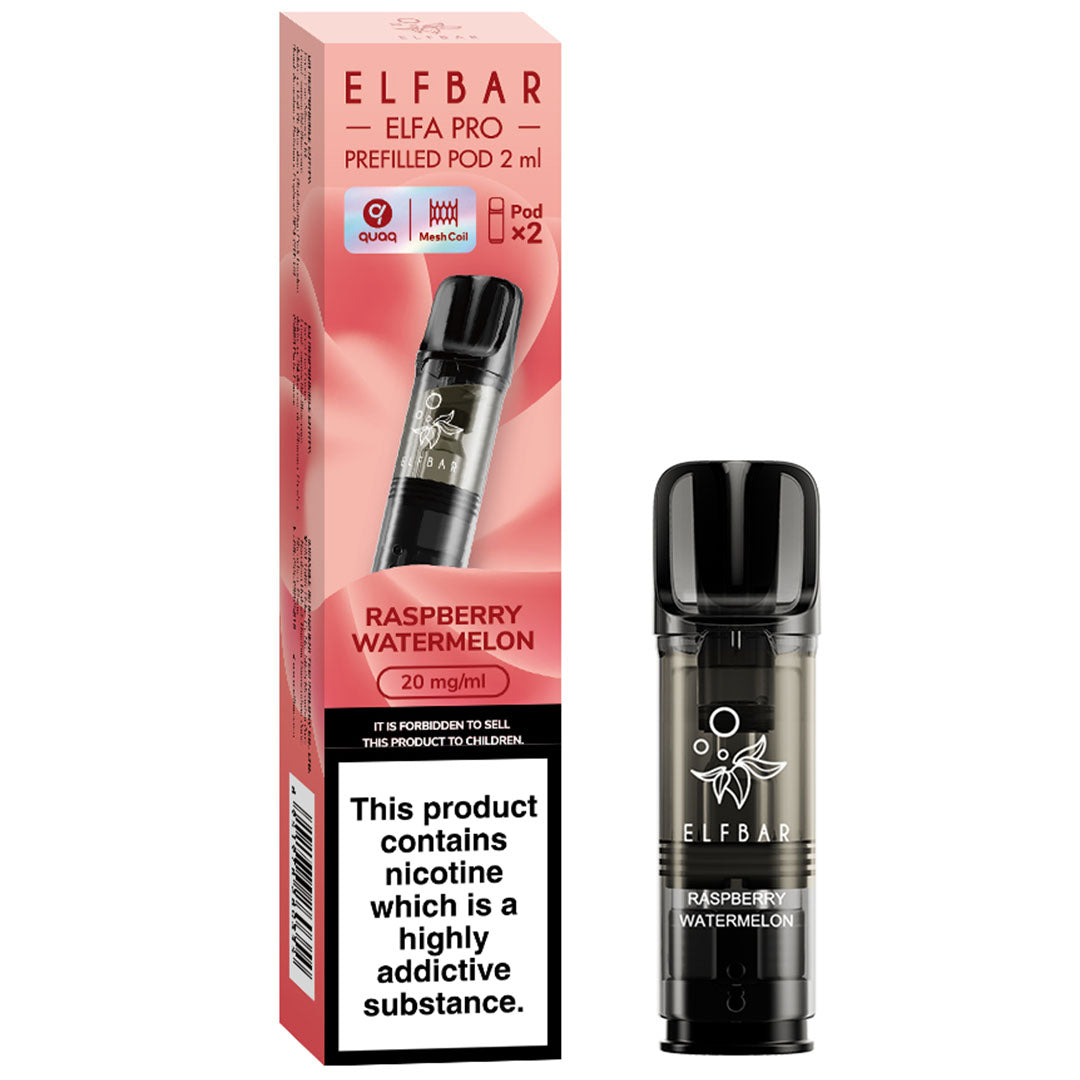 Elf Bar ELFA Pro Prefilled Pods  Elf Bar Raspberry Watermelon  