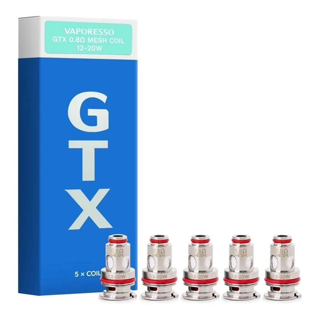 VAPORESSO GTX REPLACEMENT COILS  Vaporesso 0.8 Ohm Mesh (V2 Triple silicon)  