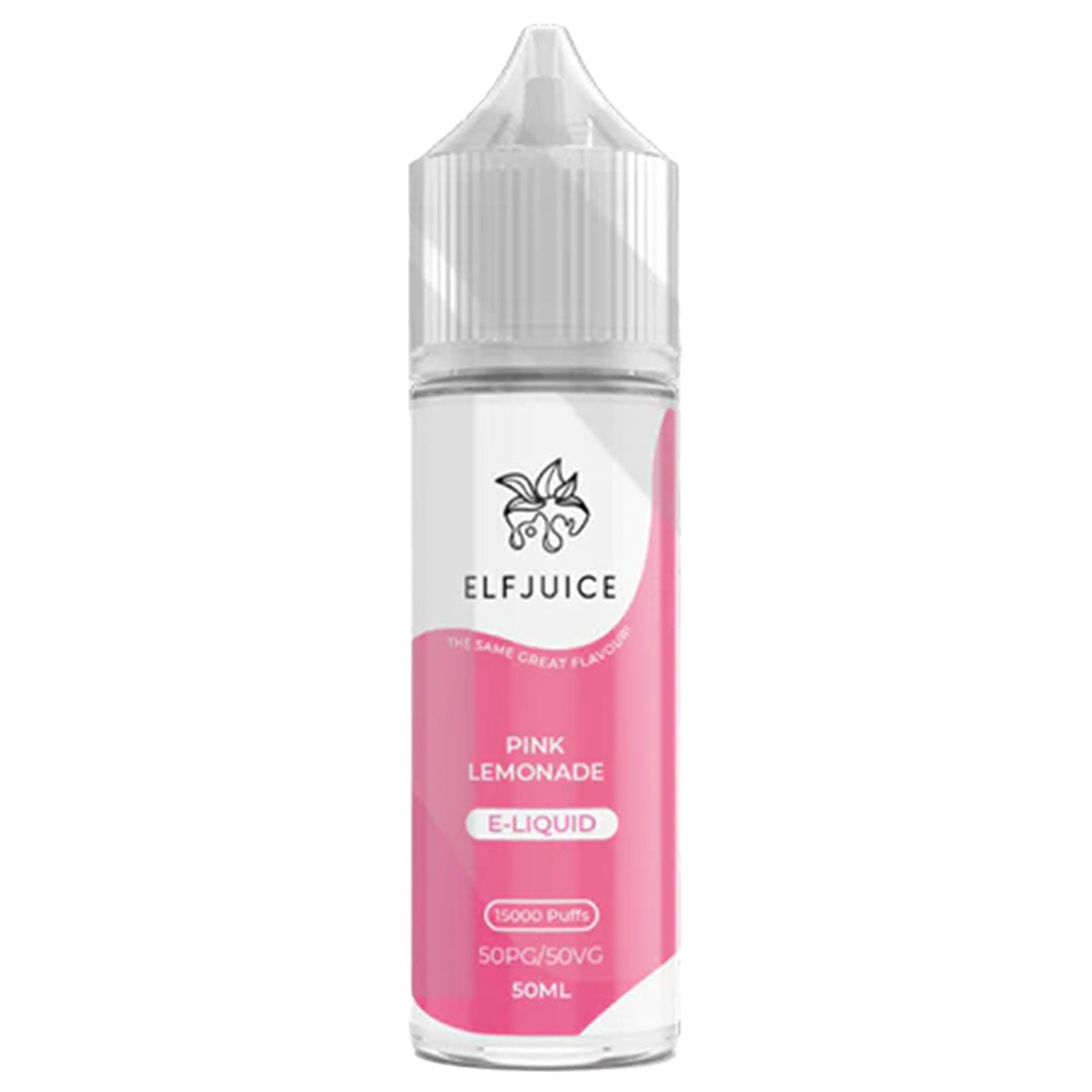 Pink Lemonade By Elf Juice 50ml Shortfill 0mg  Elf Juice   