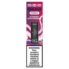 SKE Crystal 4in1 Pre-filled Pods  SKE Blueberry Sour Raspberry  